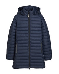 WAHLSTEN ENARGITE CHILDREN'S PADDED PARKA JACKET, DARK BLUE